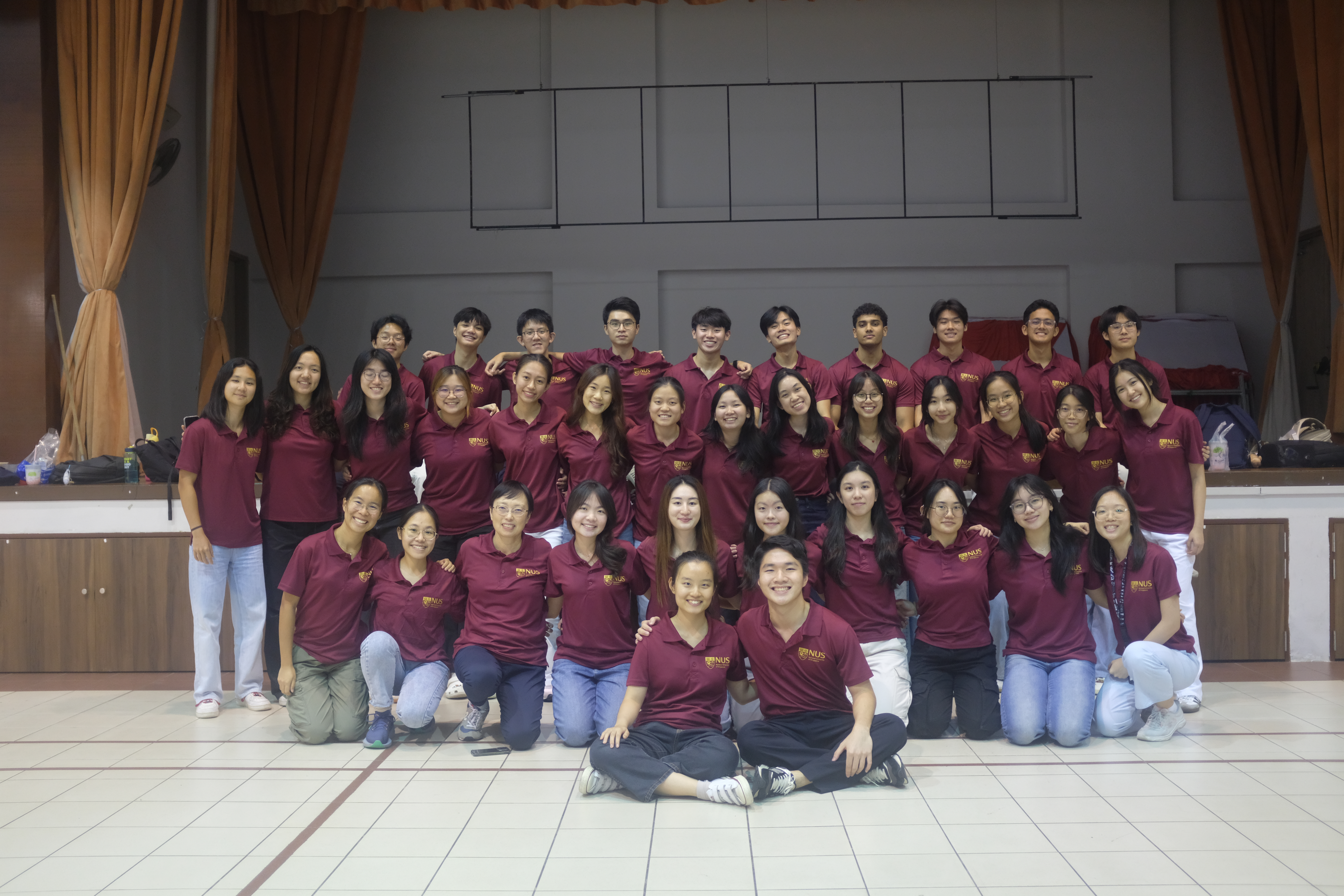NHS volunteer team group photo